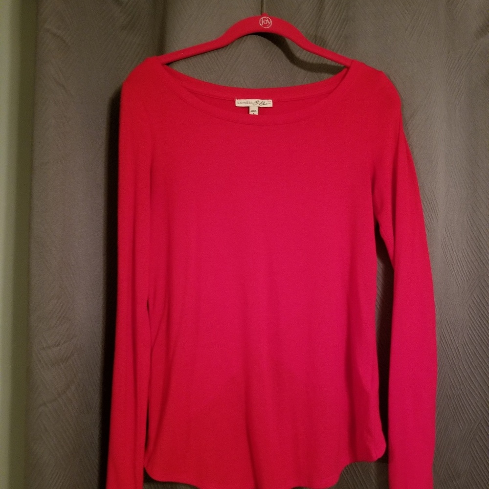 Express Oneeleven size small red shirt